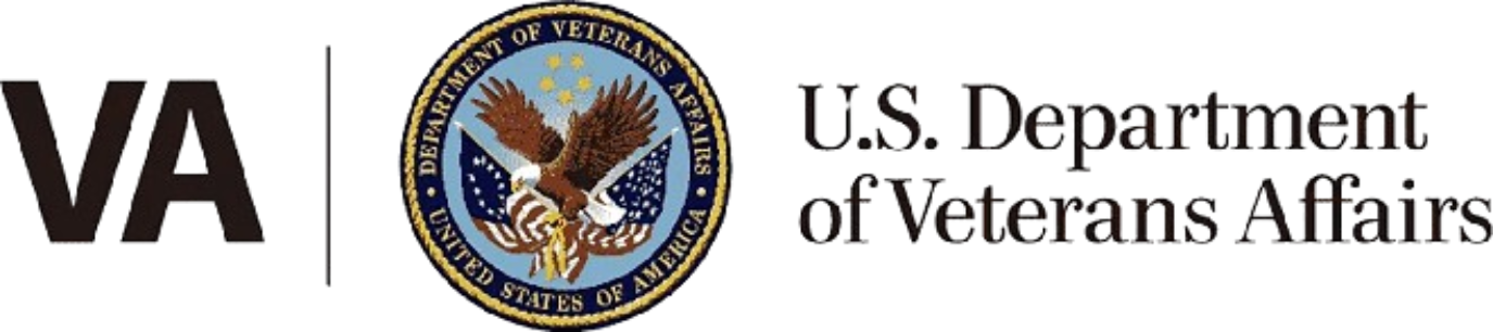 VA U.S. Department of Veterans Affairs logo and seal on white background
